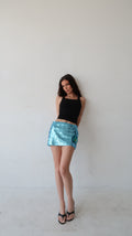 The Sequin Bloom Mini Skirt
