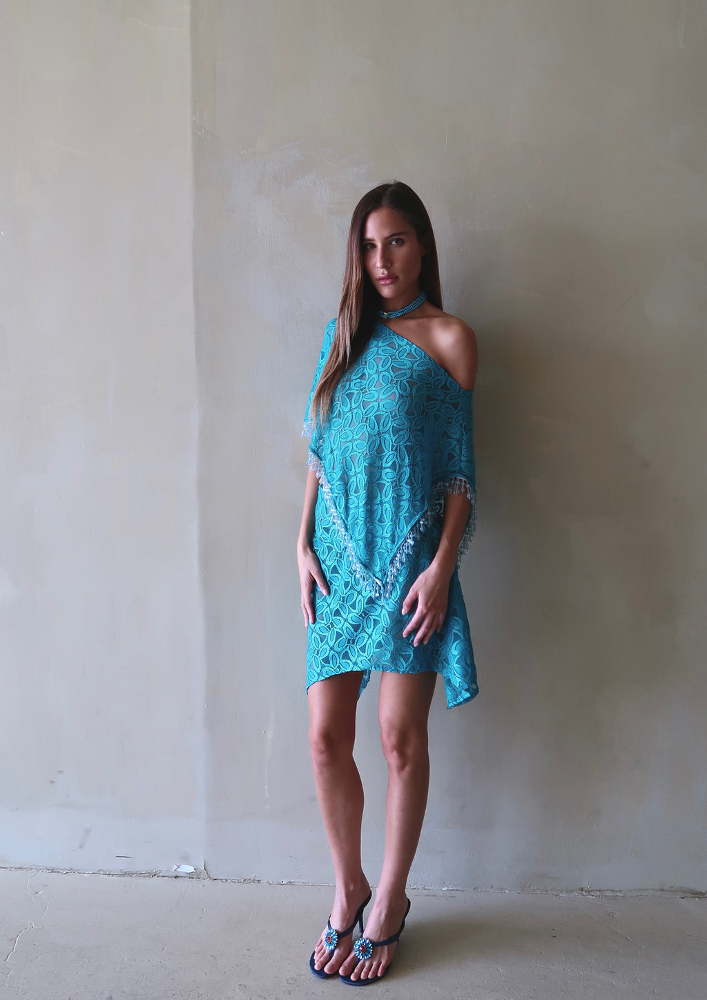 tahini mini dress Tahini Palm Mini Dress